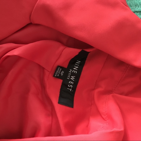 Nine West petite cropped 3/4 sleeve jacket size 4P - Picture 8 of 8